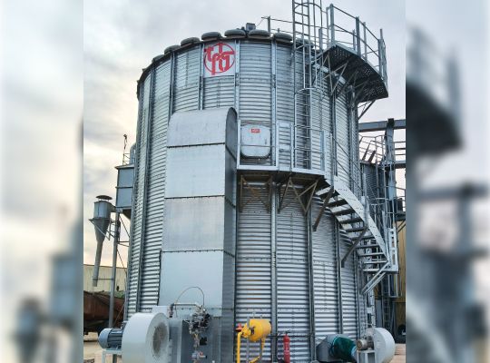 Cellule sécheuse TPLG, manutention 60T/h