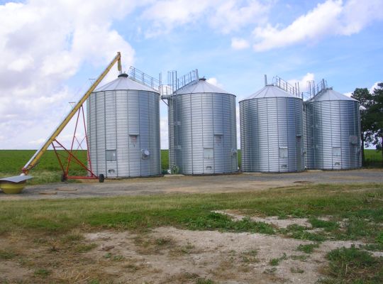 Stockage 4x200 T, manutention 100 T/h