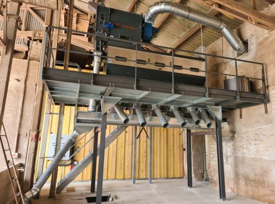 Nettoyeur rotatif 5 grilles