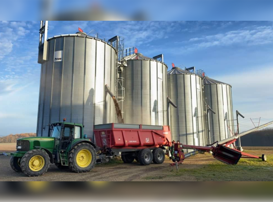 Stockage 4x300 T avec manutention 100T/h
